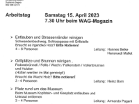 Arbeitstag 15.April