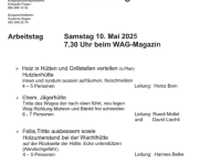 Arbeitstag 10. Mai
