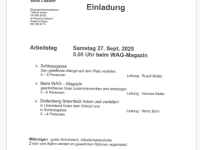  Arbeitstag 27.September